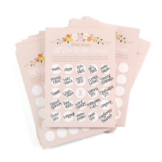 Hortense B. Hewitt Co. Bridal Shower Bride to Be Bingo